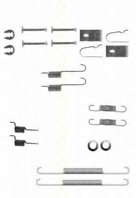8105 182003 TRISCAN Accessory Kit, brake shoes