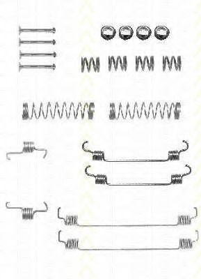 8105 282570 TRISCAN Accessory Kit, brake shoes