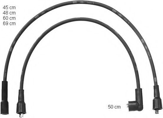 ZEF1022 BERU Ignition Cable Kit