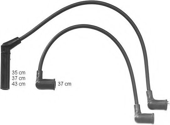 ZEF1083 BERU Ignition Cable Kit