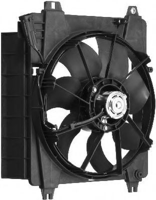 LE636 BERU Fan, radiator
