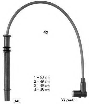 PRO1604 BERU Ignition Cable Kit