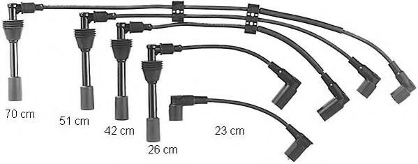 ZE586 BERU Ignition Cable Kit
