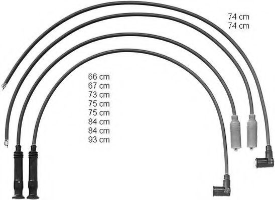 ZEF1006 BERU Ignition Cable Kit