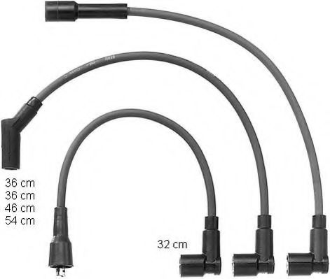 ZEF1007 BERU Ignition Cable Kit