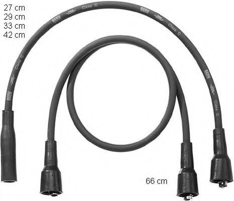 ZEF1009 BERU Ignition System Ignition Cable Kit