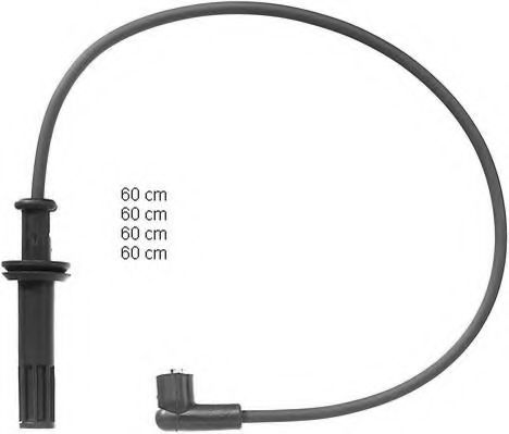 ZEF1016 BERU Ignition System Ignition Cable Kit