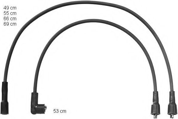 ZEF1021 BERU Ignition Cable Kit