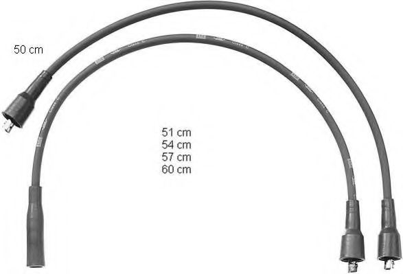 ZEF1045 BERU Ignition Cable Kit