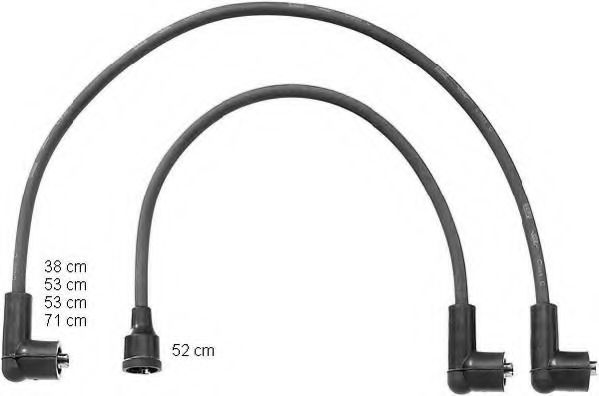 ZEF1049 BERU Ignition Cable Kit