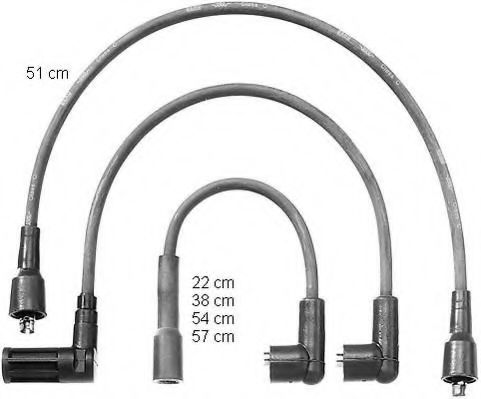 ZEF1056 BERU Ignition Cable Kit