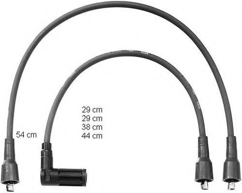 ZEF1074 BERU Ignition System Ignition Cable Kit