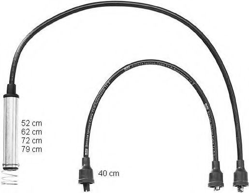 ZEF1090 BERU Ignition Cable Kit