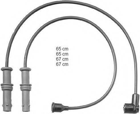 ZEF1108 BERU Ignition Cable Kit