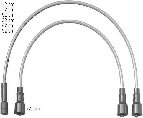 ZEF1122 BERU Ignition Cable Kit