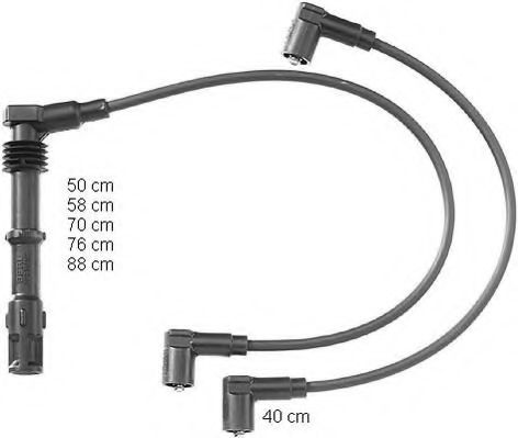 ZEF1127 BERU Ignition Cable Kit