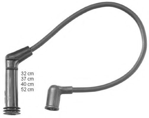 ZEF1135 BERU Ignition System Ignition Cable Kit