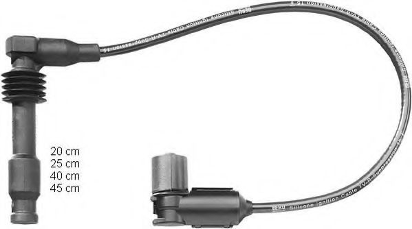 ZEF1153 BERU Ignition System Ignition Cable Kit