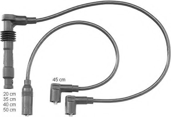ZEF1156 BERU Ignition System Ignition Cable Kit