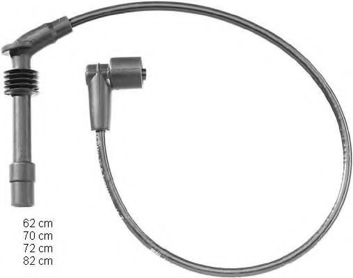 ZEF1162 BERU Ignition System Ignition Cable Kit