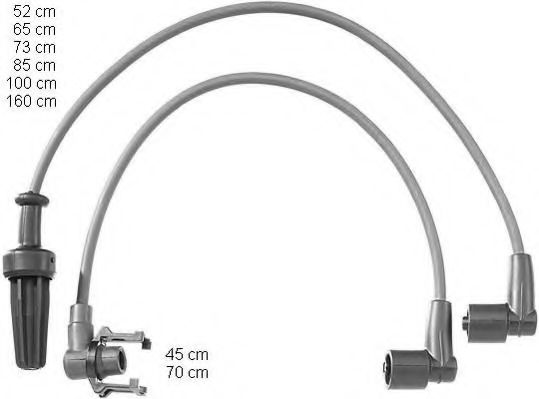 ZEF1165 BERU Ignition Cable Kit
