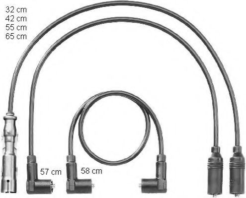 ZEF1180 BERU Ignition Cable Kit