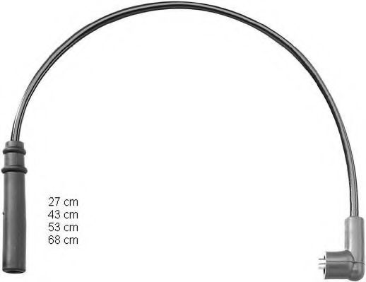 ZEF1210 BERU Ignition System Ignition Cable Kit
