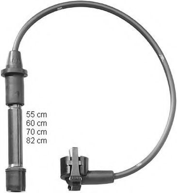 ZEF1226 BERU Ignition System Ignition Cable Kit