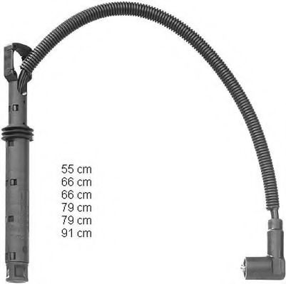 ZEF1233 BERU Ignition System Ignition Cable Kit