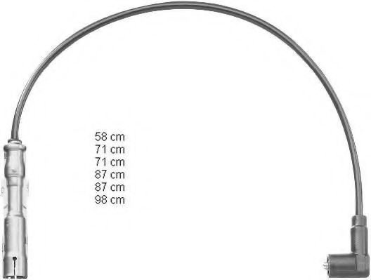 ZEF1260 BERU Ignition Cable Kit