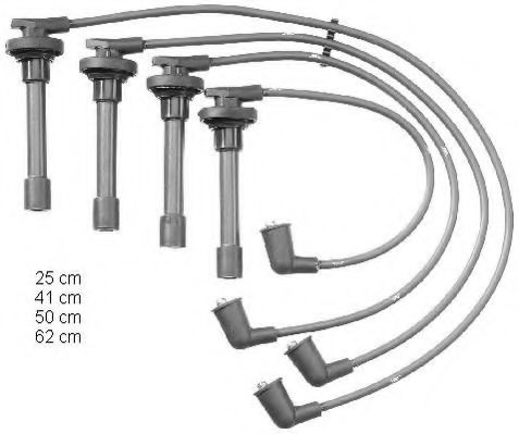 ZEF1325 BERU Ignition System Ignition Cable Kit