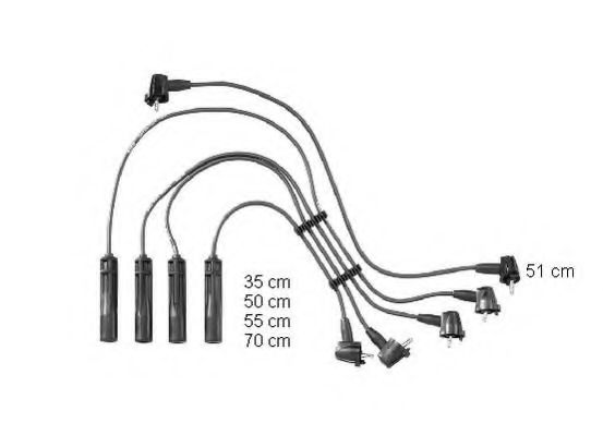 ZEF1353 BERU Ignition Cable Kit