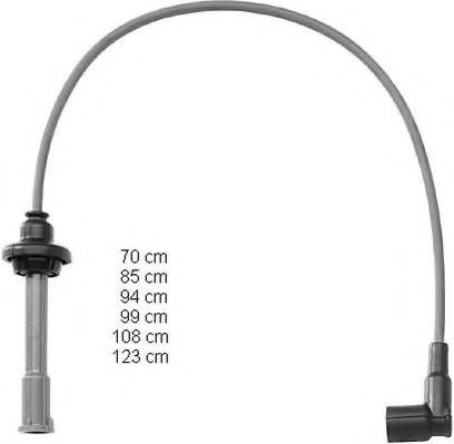 ZEF1365 BERU Ignition System Ignition Cable Kit