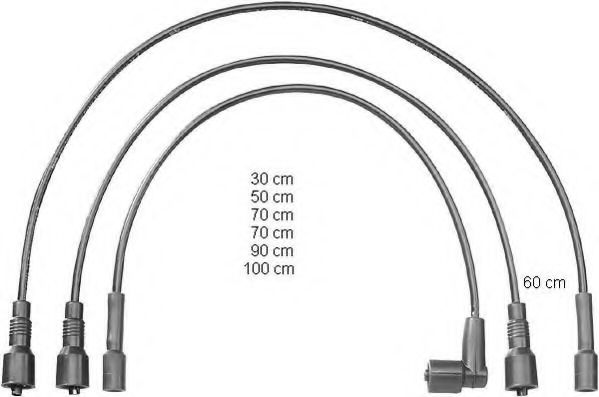 ZEF1384 BERU Ignition Cable Kit