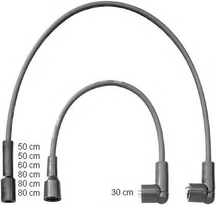 ZEF1387 BERU Ignition System Ignition Cable Kit
