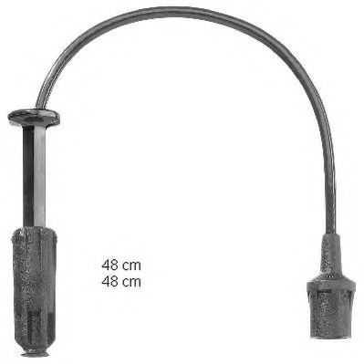 ZEF1412 BERU Ignition Cable Kit