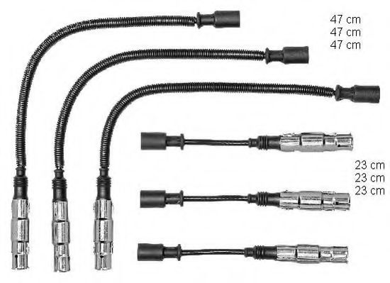 ZEF1479 BERU Ignition Cable Kit