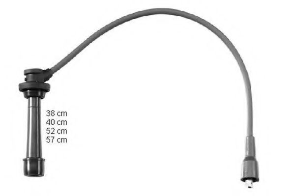 ZEF1529 BERU Ignition System Ignition Cable Kit
