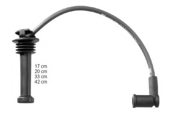 ZEF1549 BERU Ignition Cable Kit