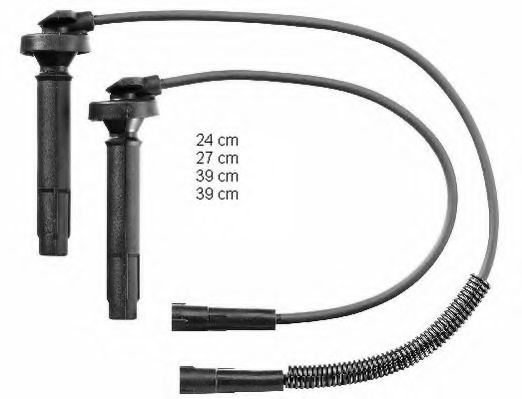 ZEF1561 BERU Ignition System Ignition Cable Kit