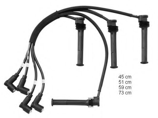 ZEF1612 BERU Ignition Cable Kit