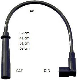 ZEF1647 BERU Ignition Cable Kit