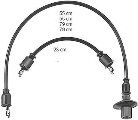 ZEF304 BERU Ignition System Ignition Cable Kit