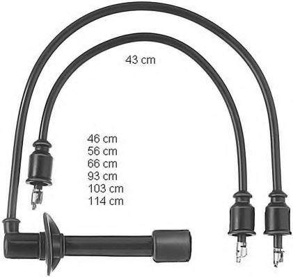 ZEF309 BERU Ignition Cable Kit