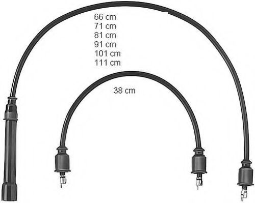 ZEF352 BERU Ignition Cable Kit