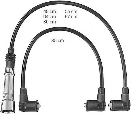 ZEF404 BERU Ignition Cable Kit