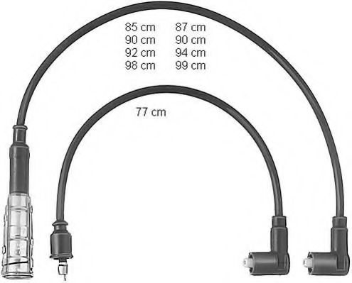 ZEF406 BERU Ignition Cable Kit