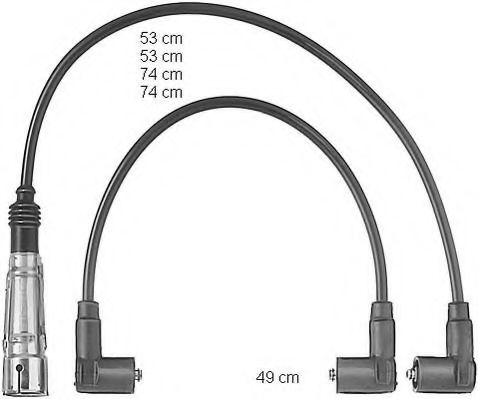 ZEF520 BERU Ignition Cable Kit
