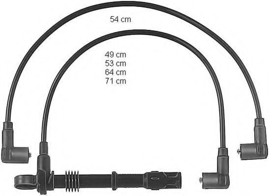 ZEF567 BERU Ignition Cable Kit