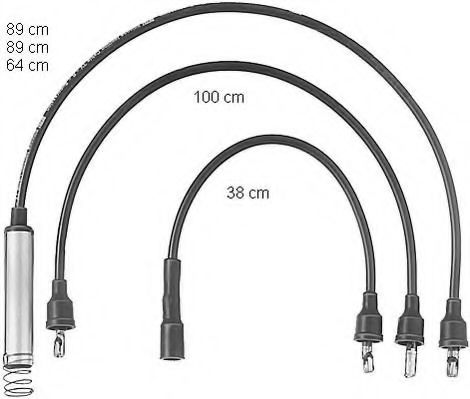 ZEF577 BERU Ignition Cable Kit